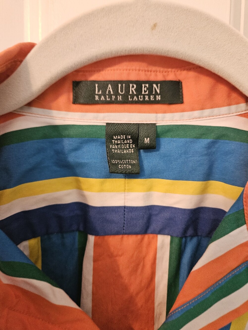Ralph Lauren Vintage Striped Buttpn Up - Picture 4 of 4